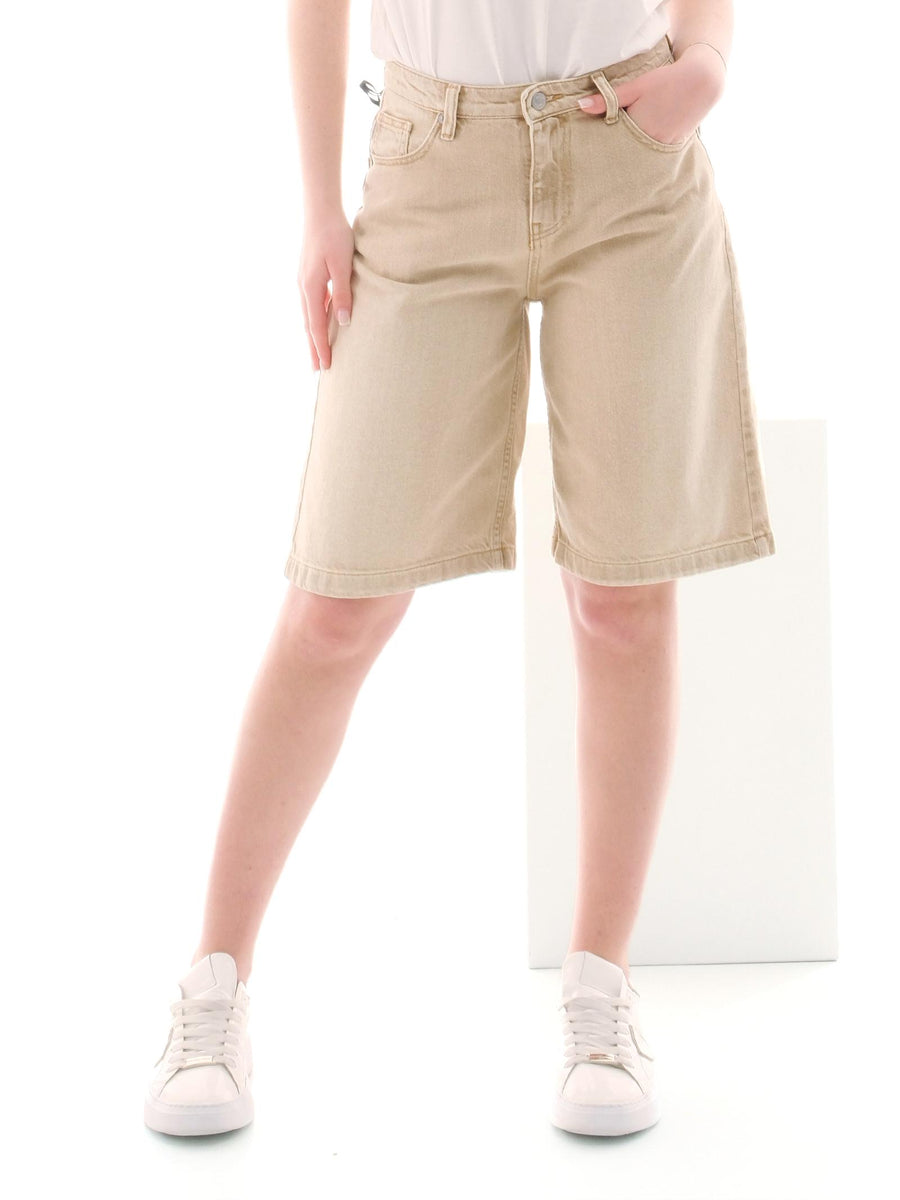 Jeans bermuda Vicolo beige DD5020 BEIGE Vicolo 
