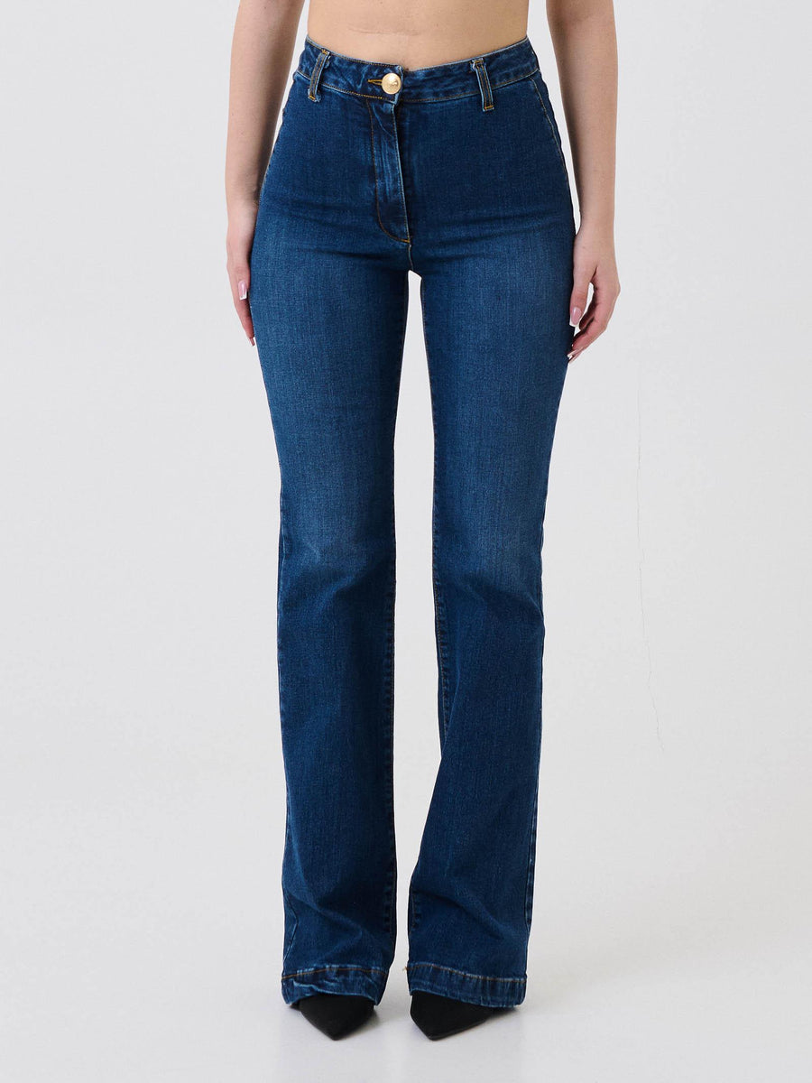 Jeans flare Silence Limited blu SI19 BLUE Silence Limited 