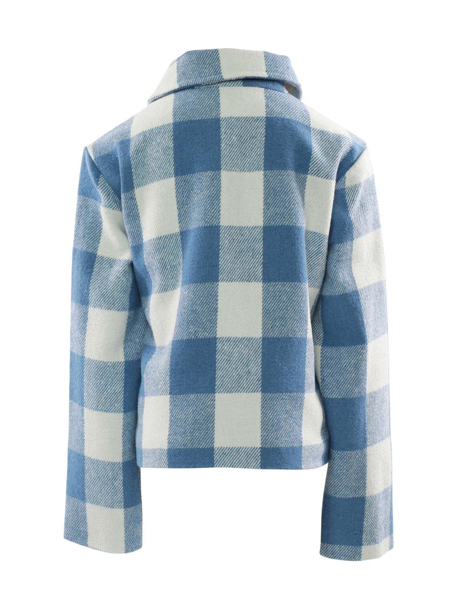 Cappottino oversize a quadri MG1710 POL Manila Grace 