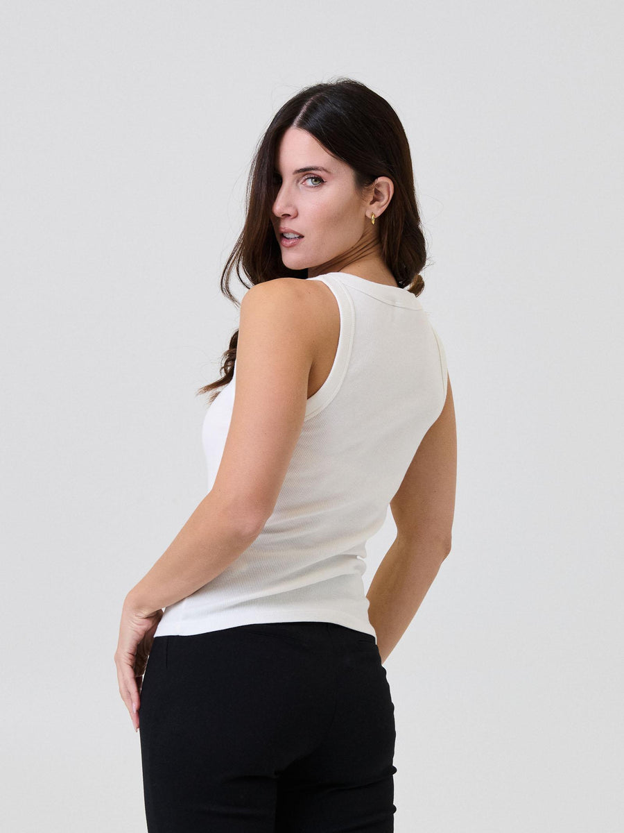 Canotta Vicolo bianca UF0037 BIANCO Vicolo 