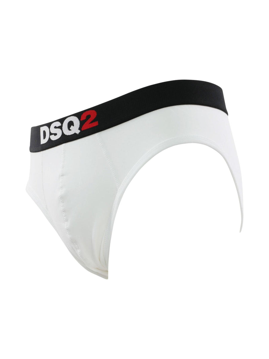 Slip bianco con vita DSQ2 D9L61421 100 Dsquared 