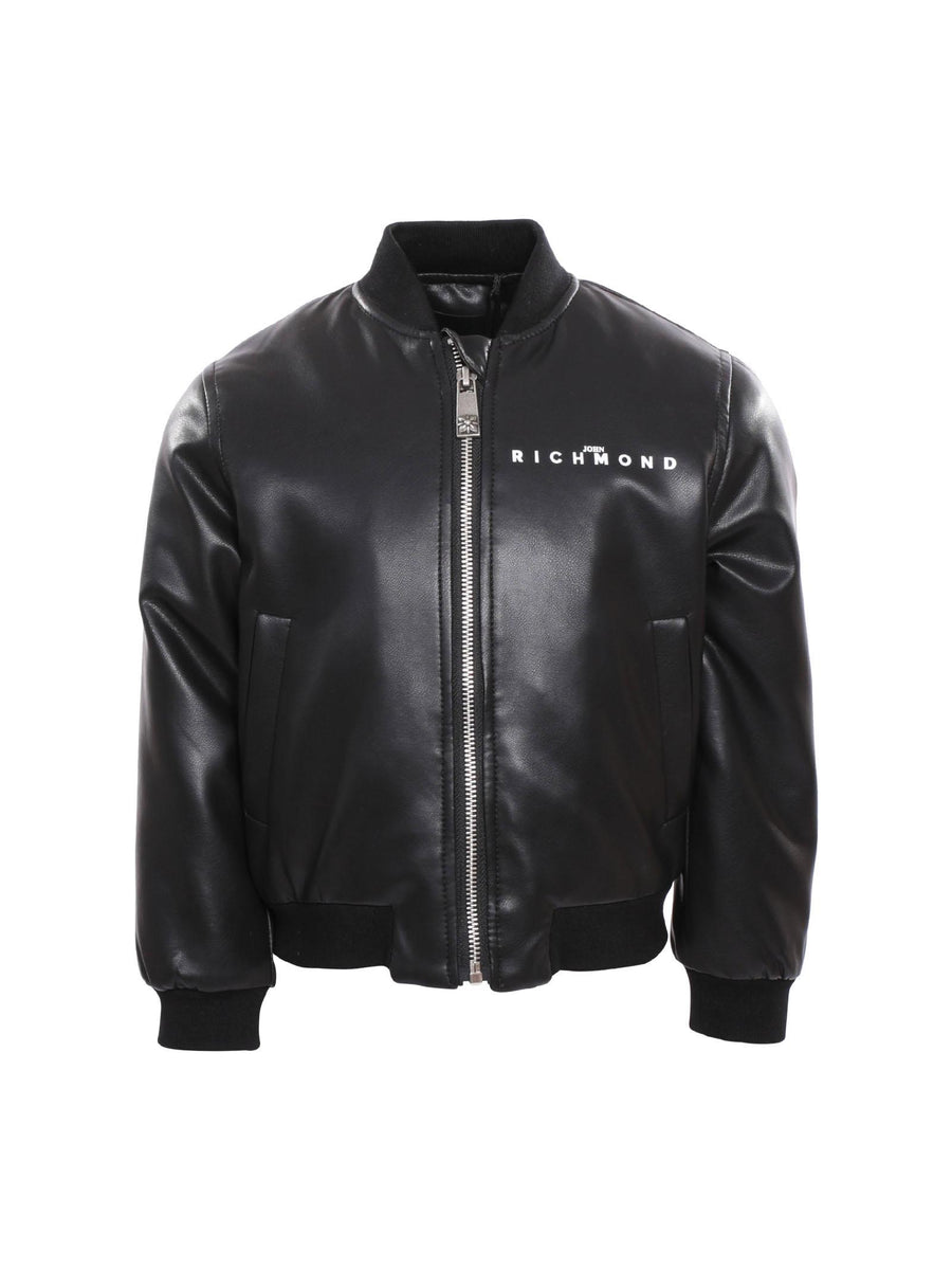 Giubbino Jhon Richmond nero ecopelle RBA24172GB BLK John Richmond 