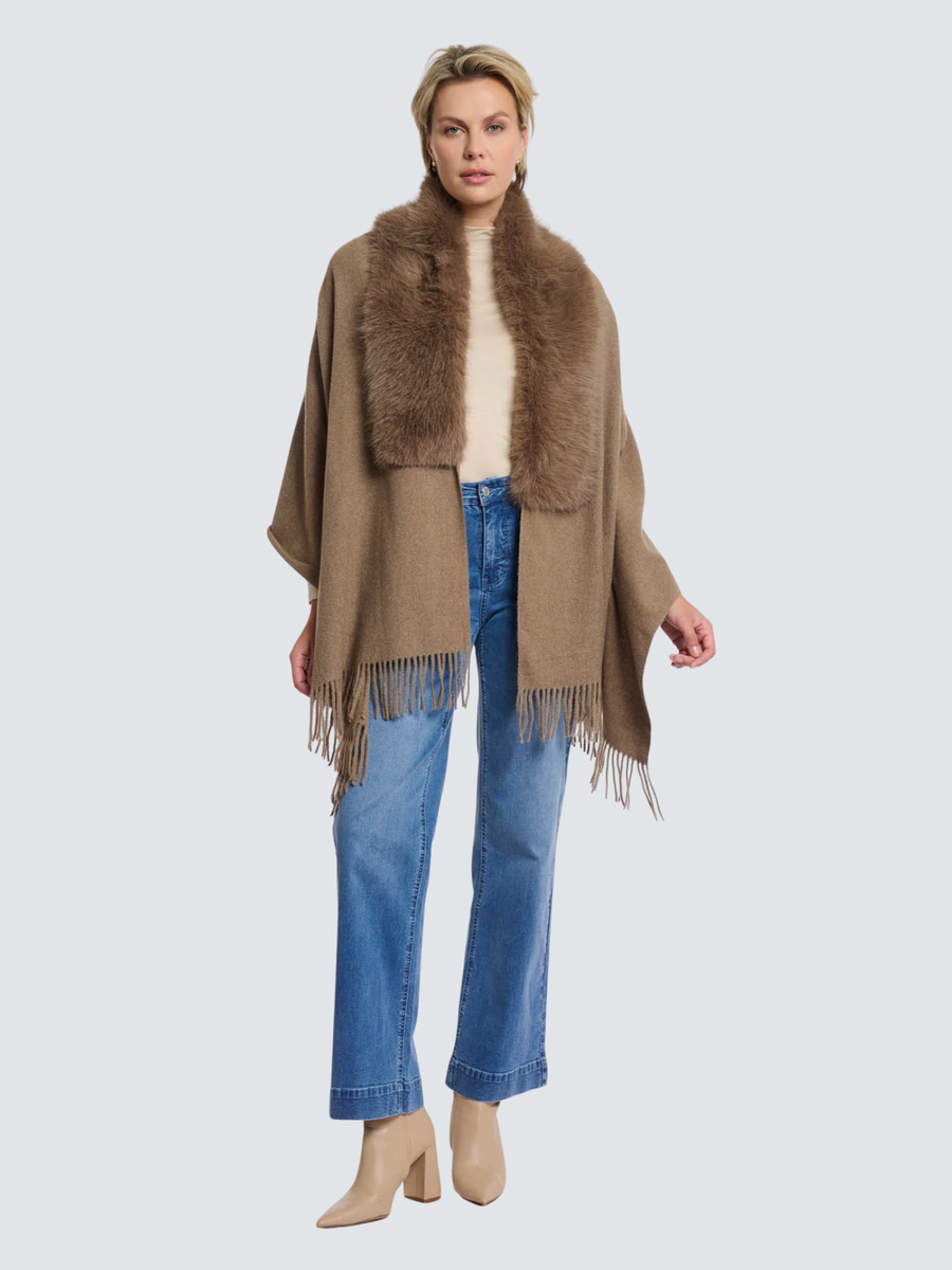 Poncho "Wendy" Rino & Pelle marrone Wendy.7002511 Toffee Rino & Pelle 