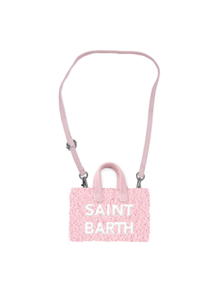 Borsa porta telefono "logo 21 emb" Saint Barth rosa PHONE004 01494I MC2 SAINT BARTH 
