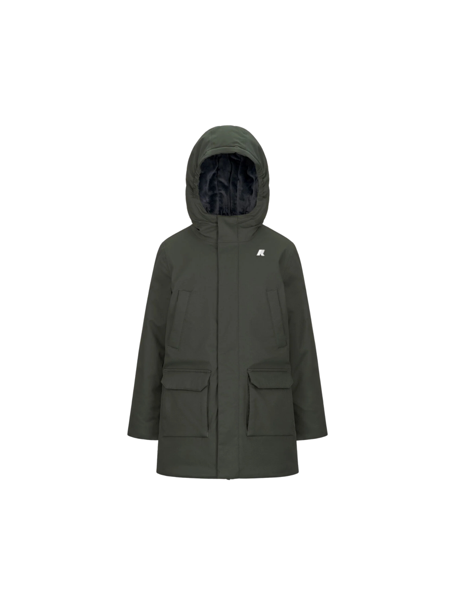 Parka "P. Jarko Twill Marmotta" K-Way Verde K1128HW AL7 K-WAY 