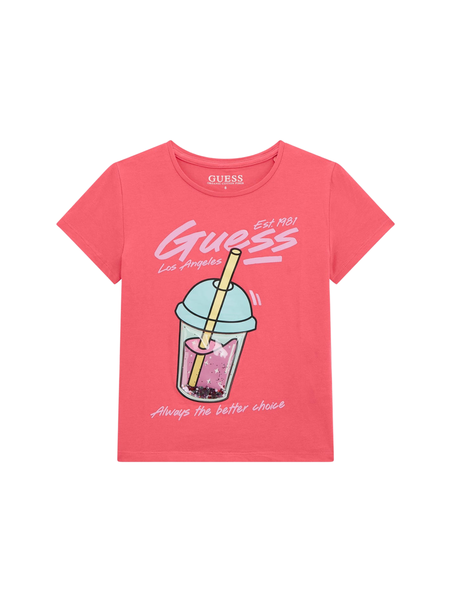 T-Shirt Guess rosa "Always the better choice" J5GI31K6YW4 G5O5 Guess 