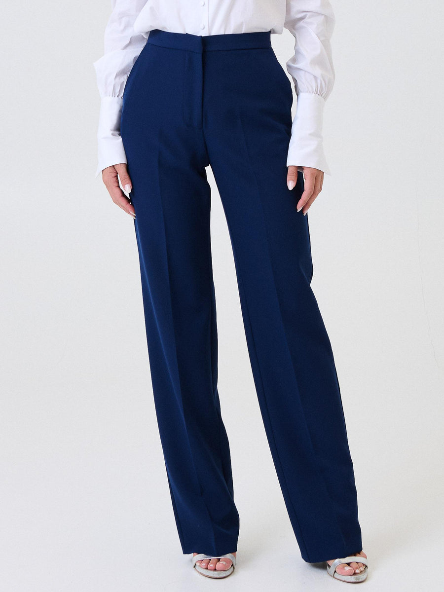Pantalone a palazzo Silence Limited blu navy SD2012BASIC NAVY Silence Limited 