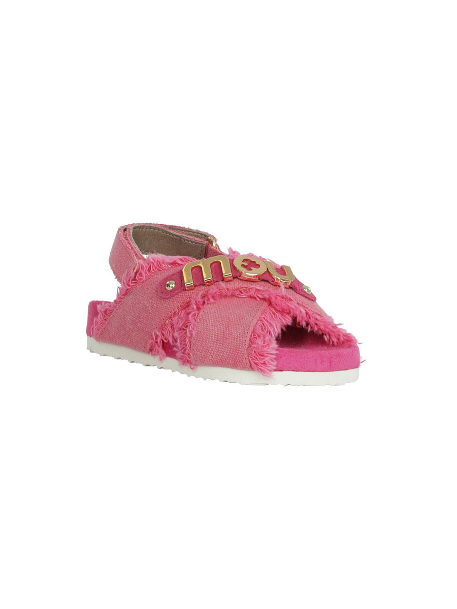 Sandalo criss cross rosa SK631001K RWFUX Mou 