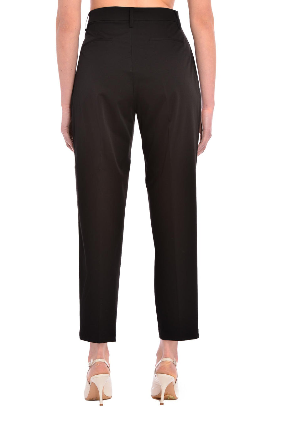 Pantalone nero Nicole america NICOLE3520 NE RAYURES NOIR 