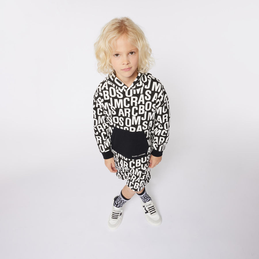 Felpa MJ logo lettering all over W60340 09B Marc Jacobs 