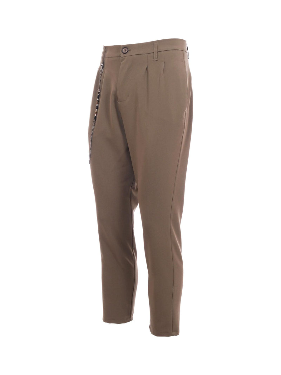 Pantalone slim fit Imperial verde con catena PB51JBQ ARMY Imperial 