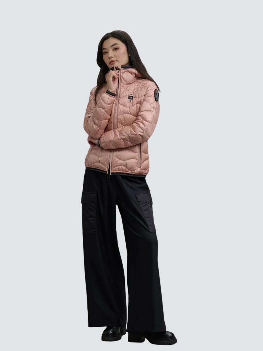 Giubbino ad onde "Camelia" Blauer rosa pallido BLDC03095 552GG Blauer 