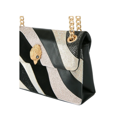Borsa "Mini Kensington" Kurt Geiger nero e bianco 365 UNI Kurt Geiger 