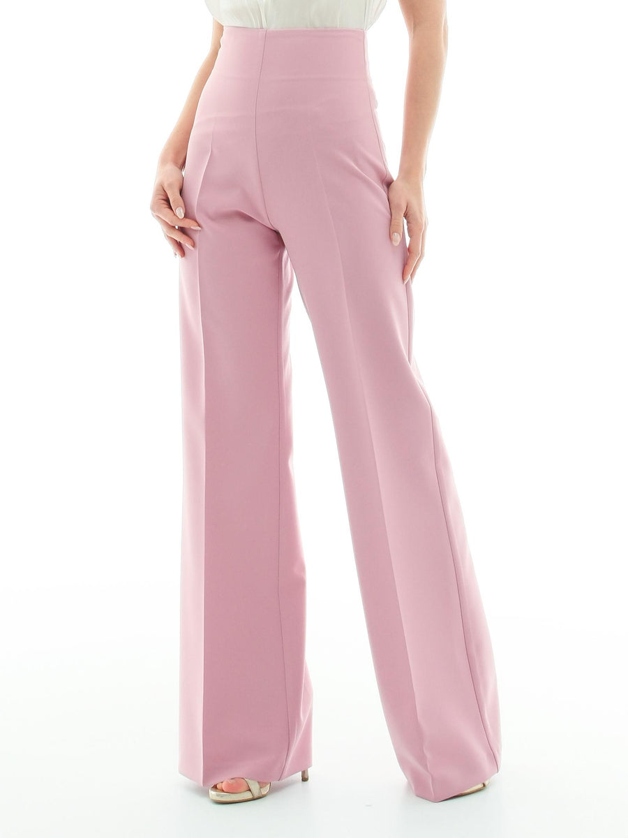 Pantalone basic Silence Limited rosa malva a palazzo SD2025-25S NEWPINK Silence Limited 