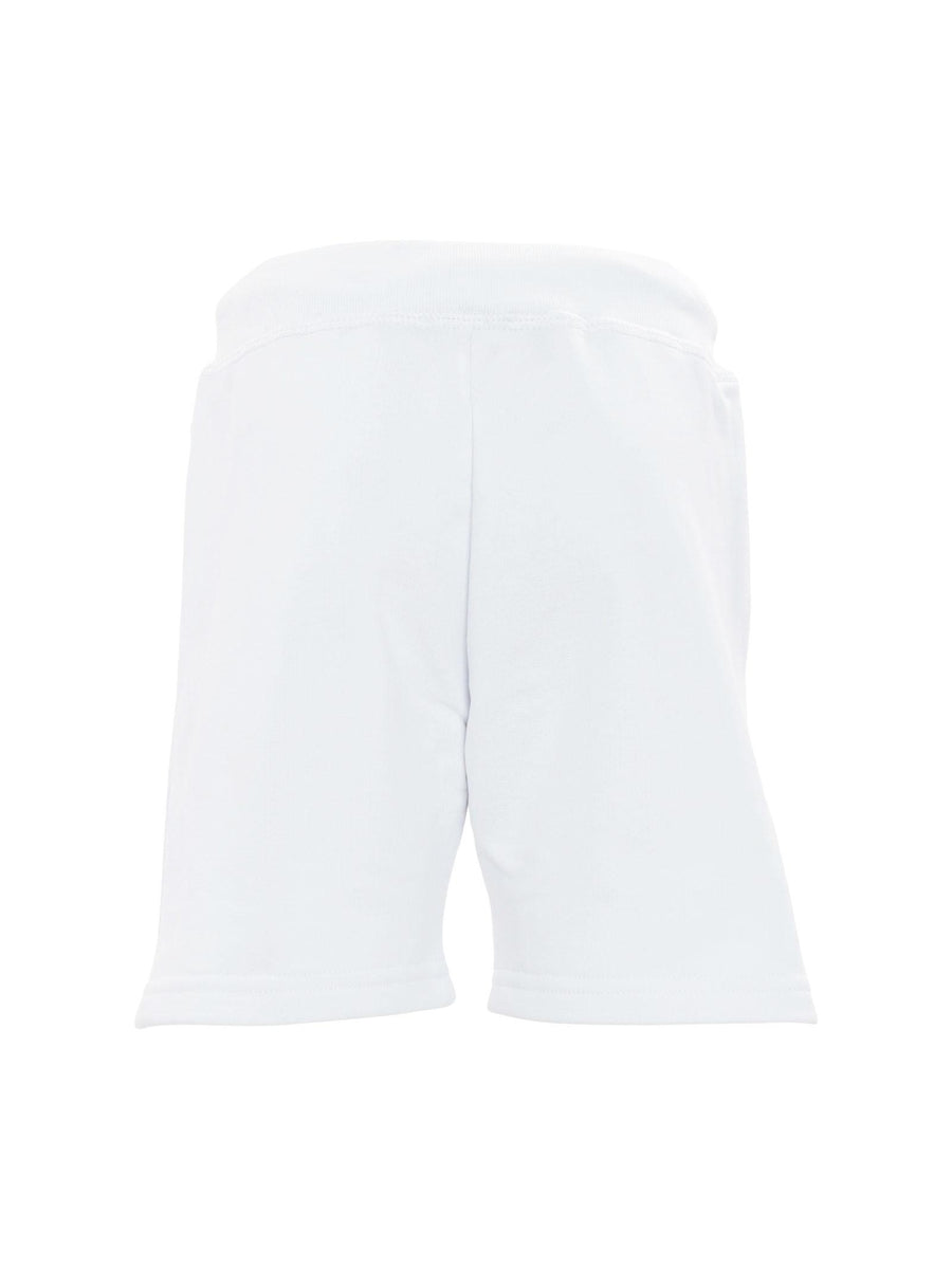 Bermuda bianchi con logo Icon nero sul fondo DQ1673 DQ100 Dsquared 