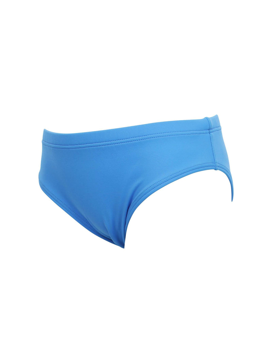 Costume slip blu con scritta rossa sul retro DQ2318 DQ826 Dsquared 