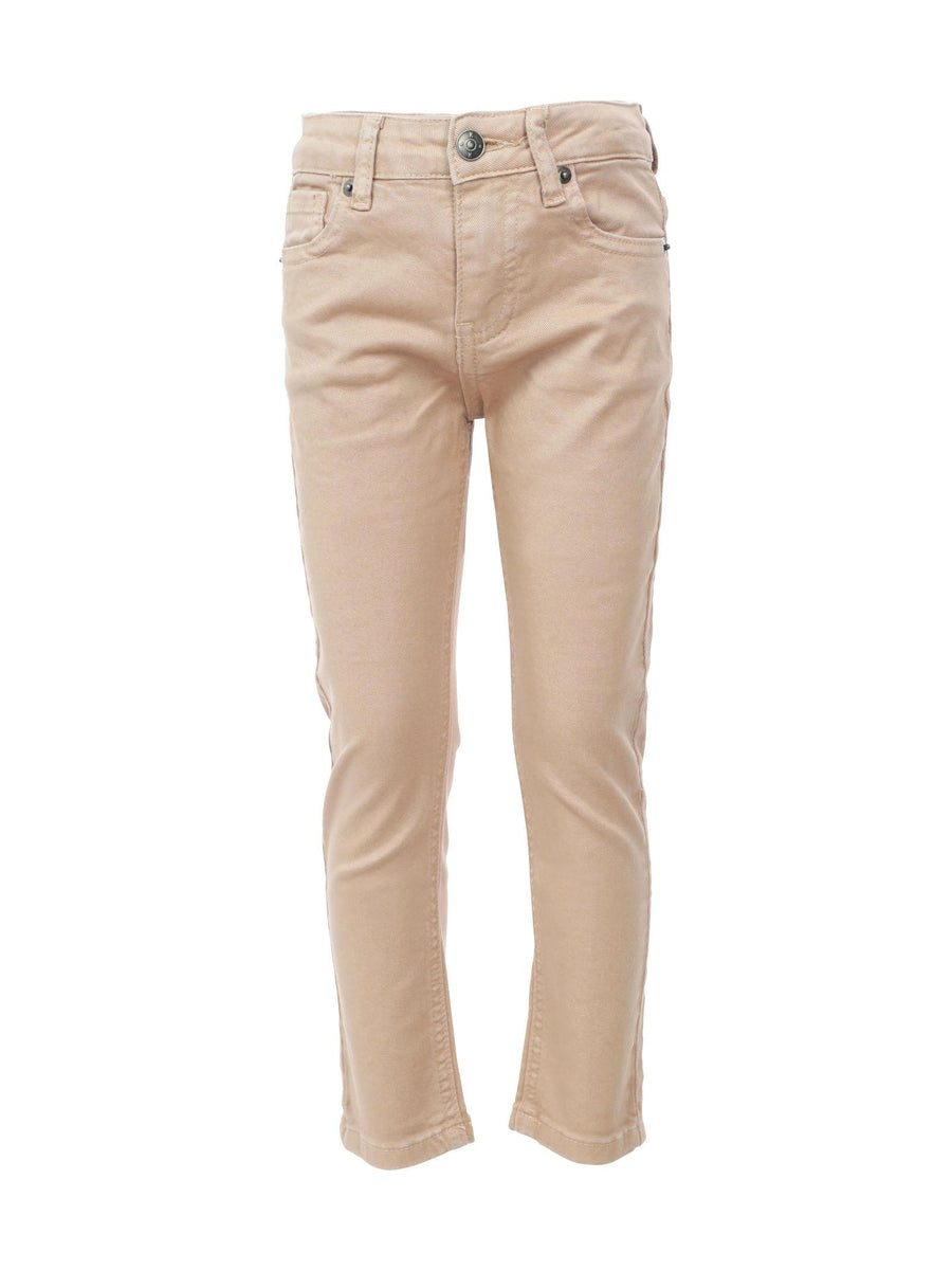 Jeans denim slim cammello P0260 CAM kontatto kids 