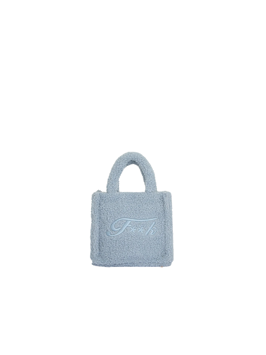 Borsa mini Fk azzurra teddy con logo a contrasto FA25-WW0010LG UNI Fk 