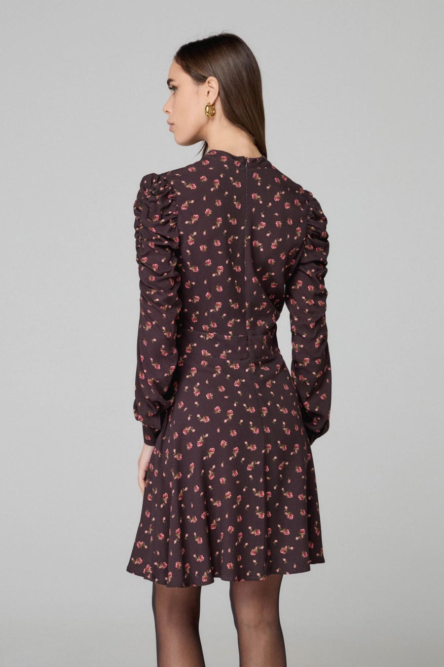 Abito corto "Mia" Mar De Margaritas marrone fantasia floreale MMABW01274 MA59 Mar De Margaritas 