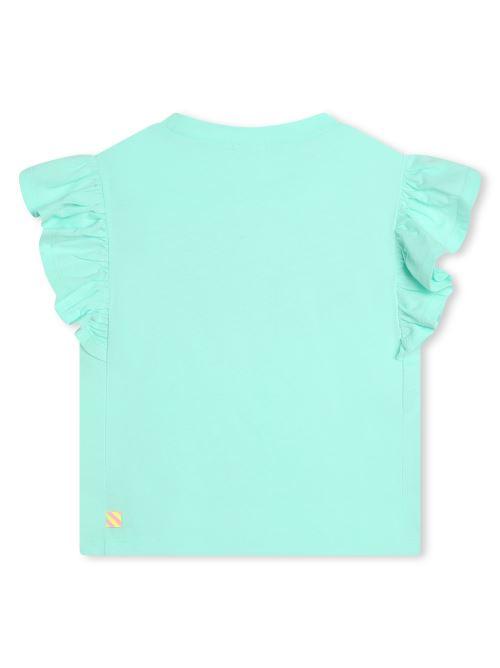T-shirt verde ricamo U20069 74A Billie Blush 