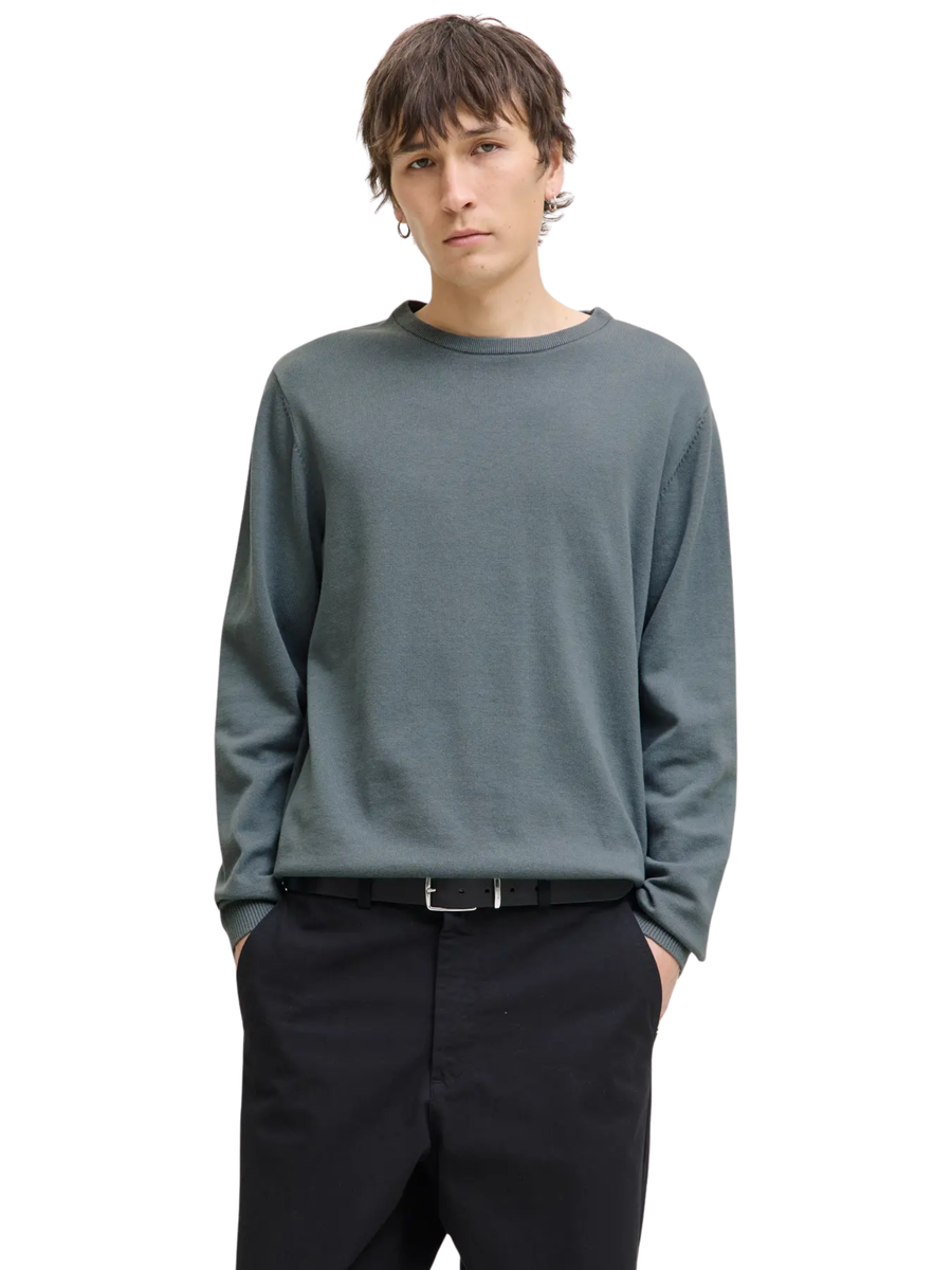 Maglioncino Jack & Jones verde salvia scuro 12137190 Stormy Weather Jack & Jones 