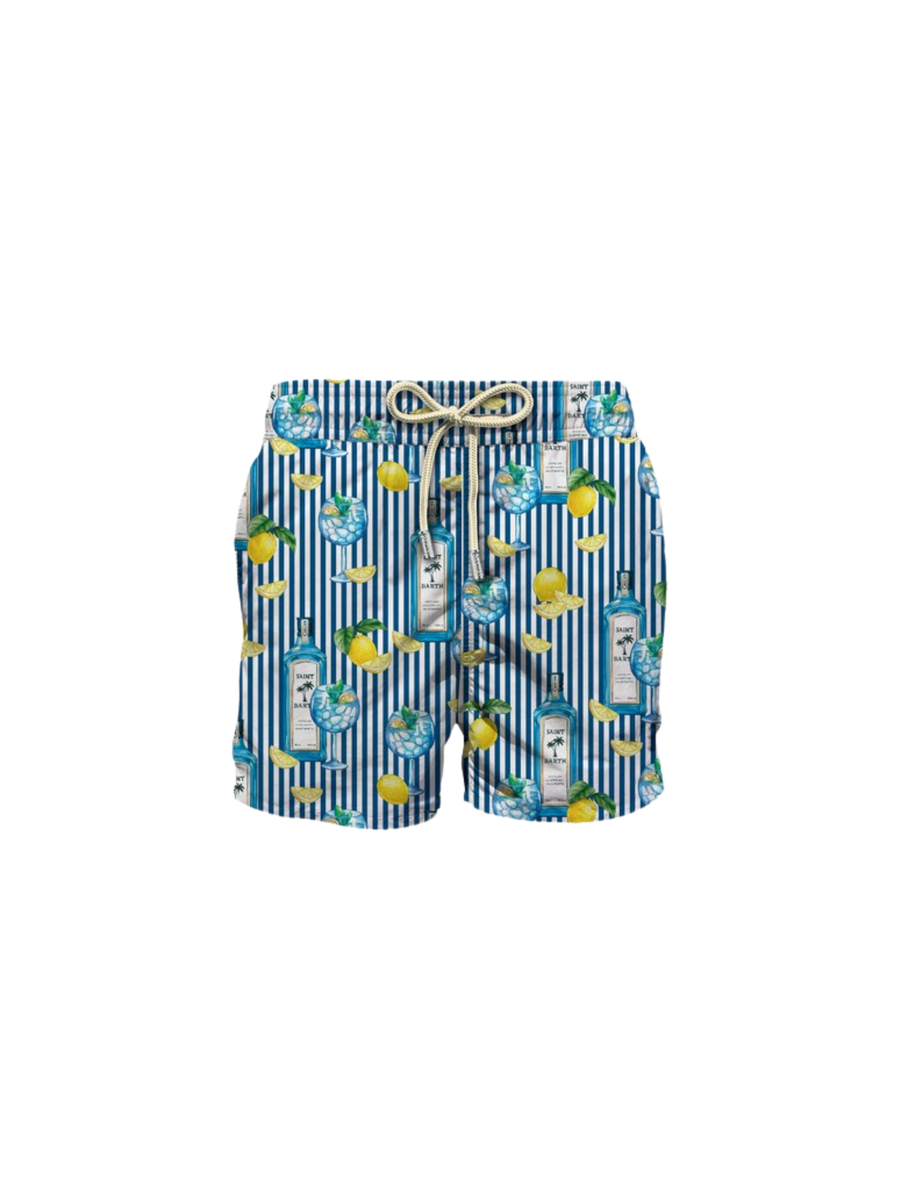 Costume MC2 Saint Barth "Lighting" blu stampa Gin & Lemon LIG0001 05486H MC2 SAINT BARTH 