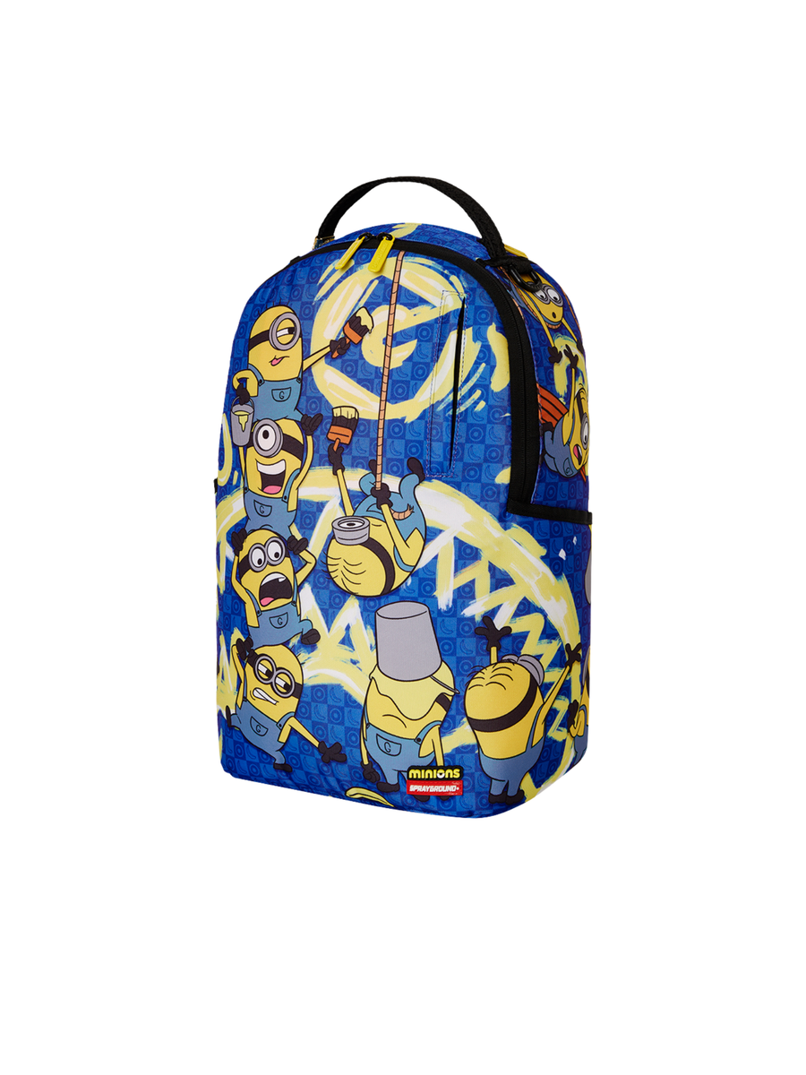 Zaino "Minion Banana Mayhem" Sprayground blu con stampa minions all over 910B7738 NSZ Sprayground 