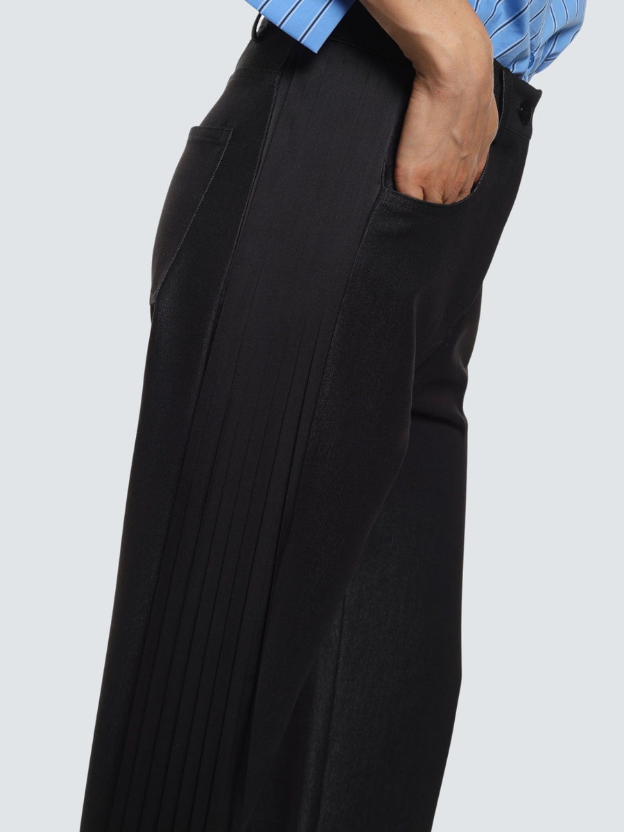 Jeans ampi a vita alta Imperial nero denim P6A5KEU DNM Imperial 