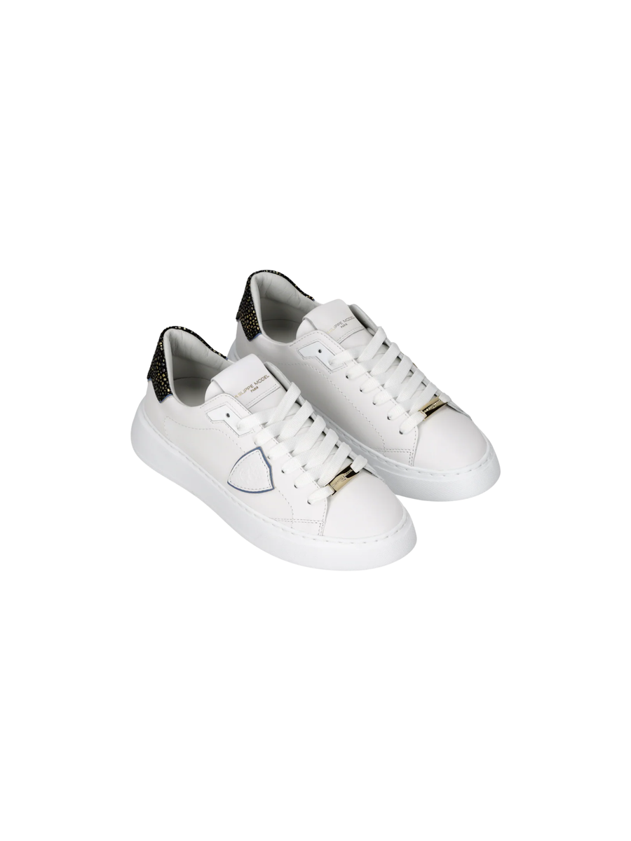 Sneakers temple Philippe Model bianche con strass BTLD VML2 Philippe Model 