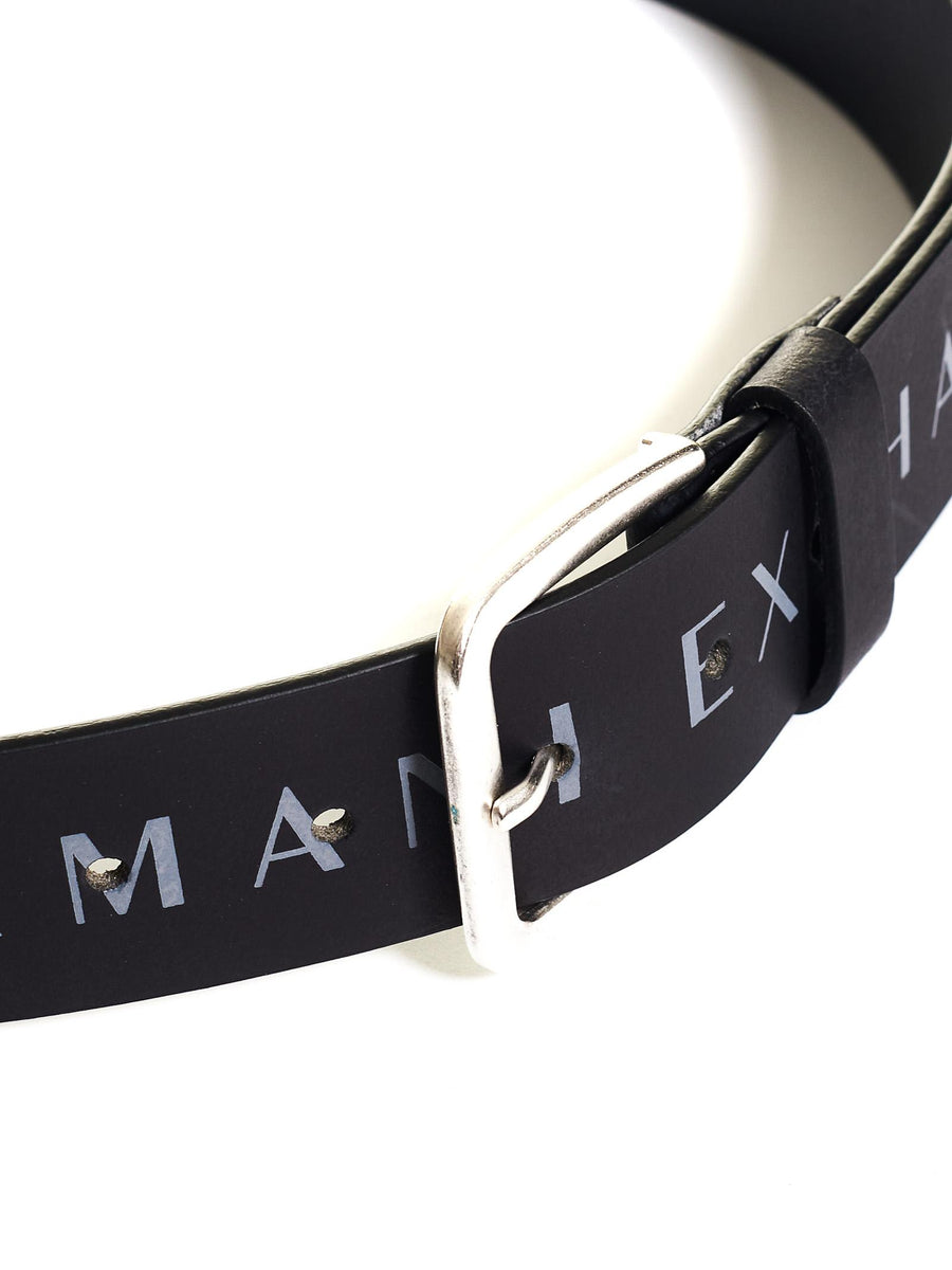 Cintura in pelle blu 951185CC529 00020 Armani Exchange 