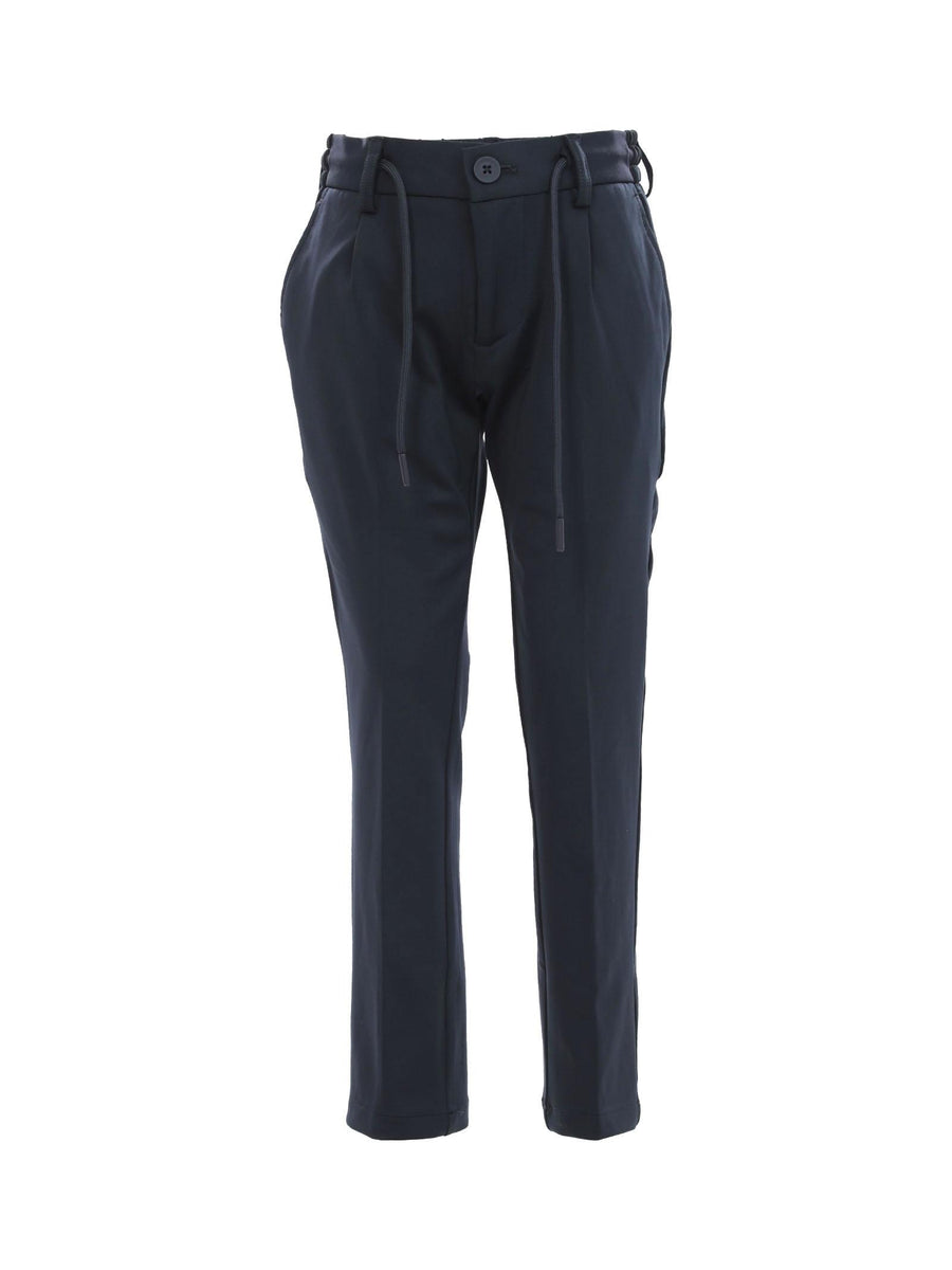 Pantaloni dritti blu navy con lacci PTD4107J NAVY Dan John 
