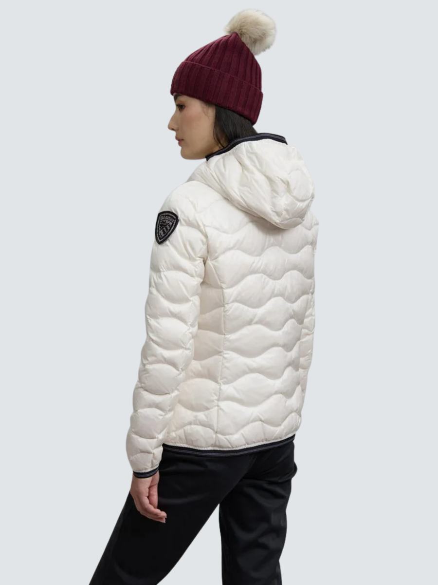 Giubbino ad onde "Camelia" Blauer bianco BLDC03095 100BI Blauer 