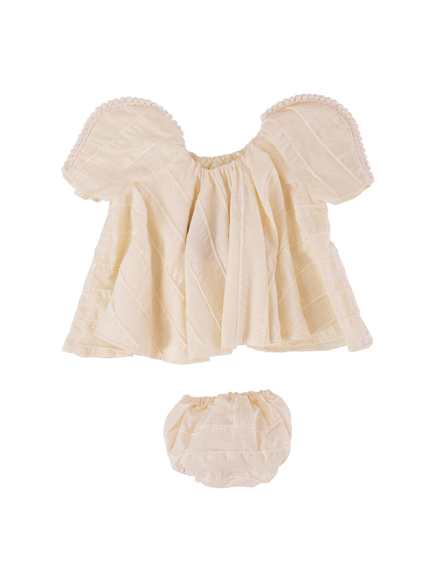 Abito Cocò et Mamà panna a campana SIRIA BABY UNI Cocò et Mamà 