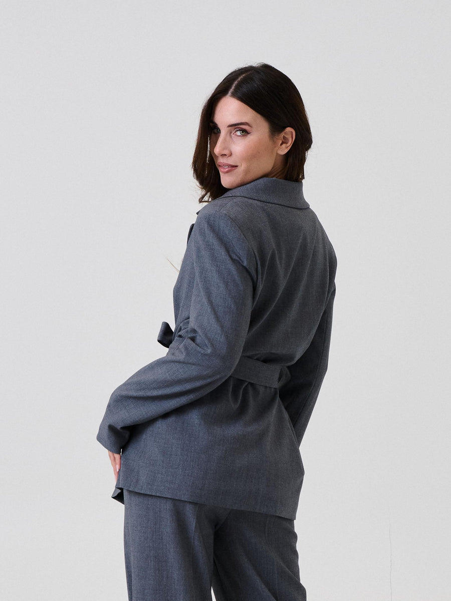 Giacca con fusciacca Armoire grigia 25546 GRIGIO Armoire 