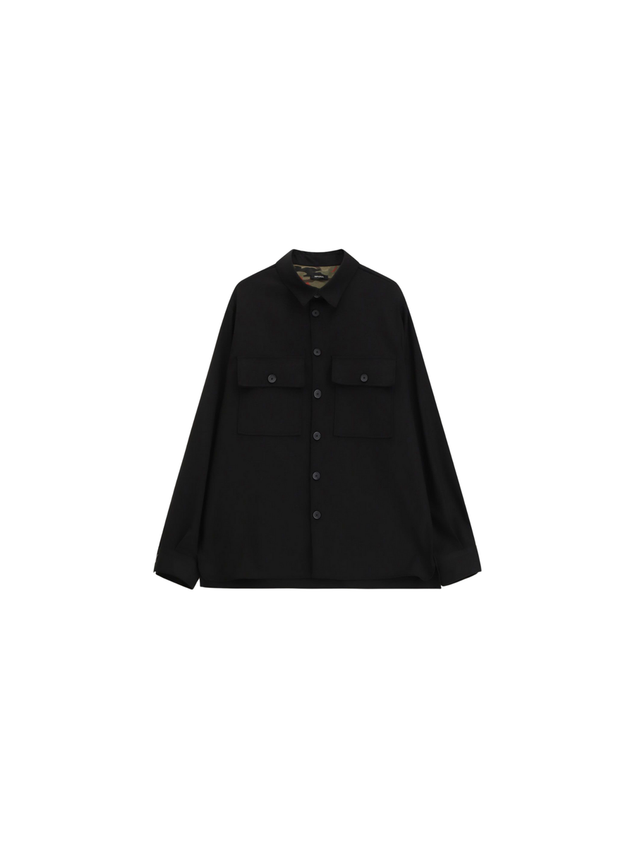 Camicia Imperial nera con tasche sul petto C1I9KBV NERO Imperial 