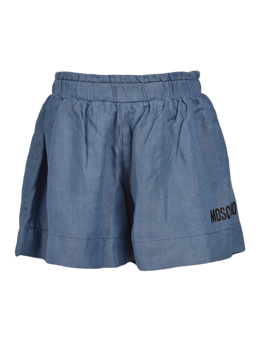 Shorts denim caramella Teddy fruits HDQ00EL0E07 40023 Moschino 