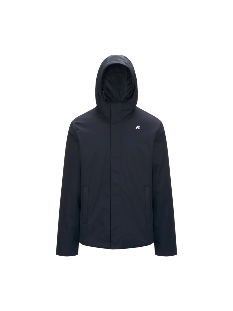 Giubbino "Jacko Twill Marmotta" K-Way blu K8133DW AL9 K-WAY 