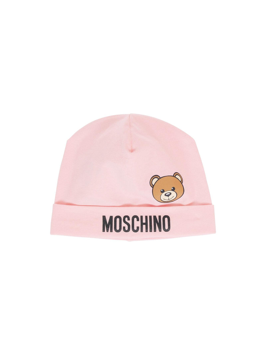 Cappellino Moschino rosa con teddy toy MUX05A 50209 Moschino 