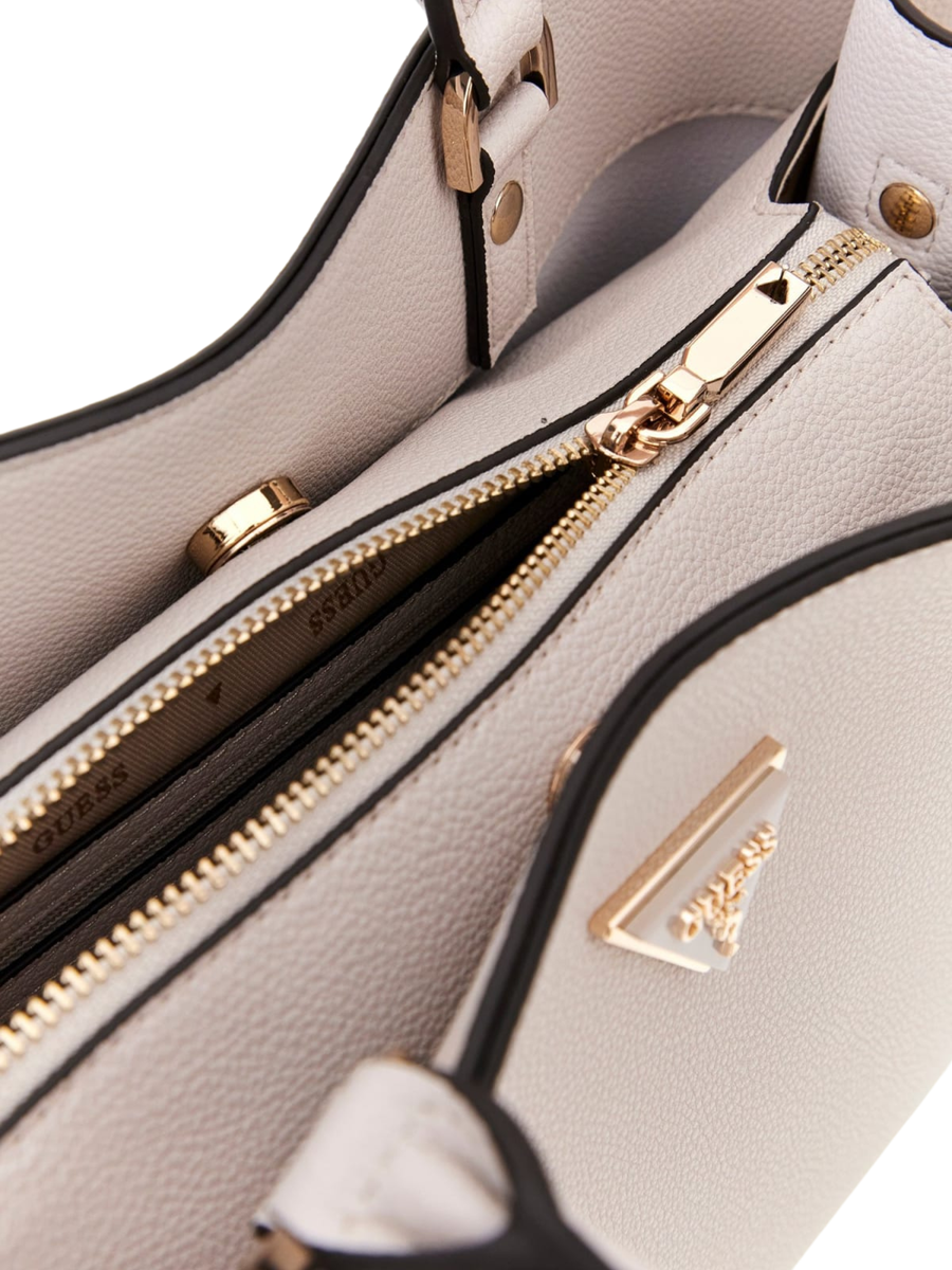 Borsa a mano Guess bianca con piedini metallici HWBG8778060 IVO Guess 