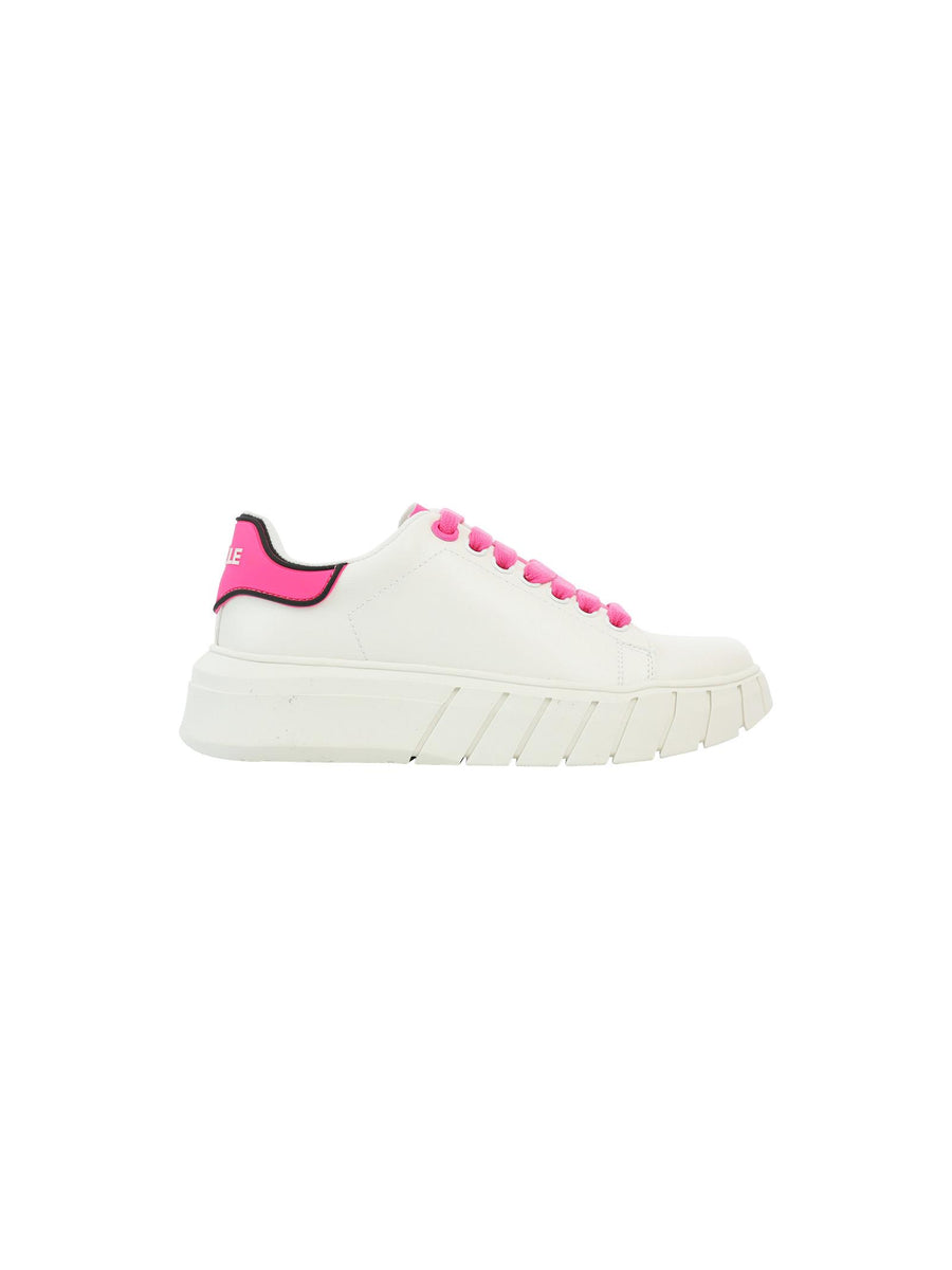 Sneakers addict bianca e fucsia fluo 2966 FUC Gaelle 