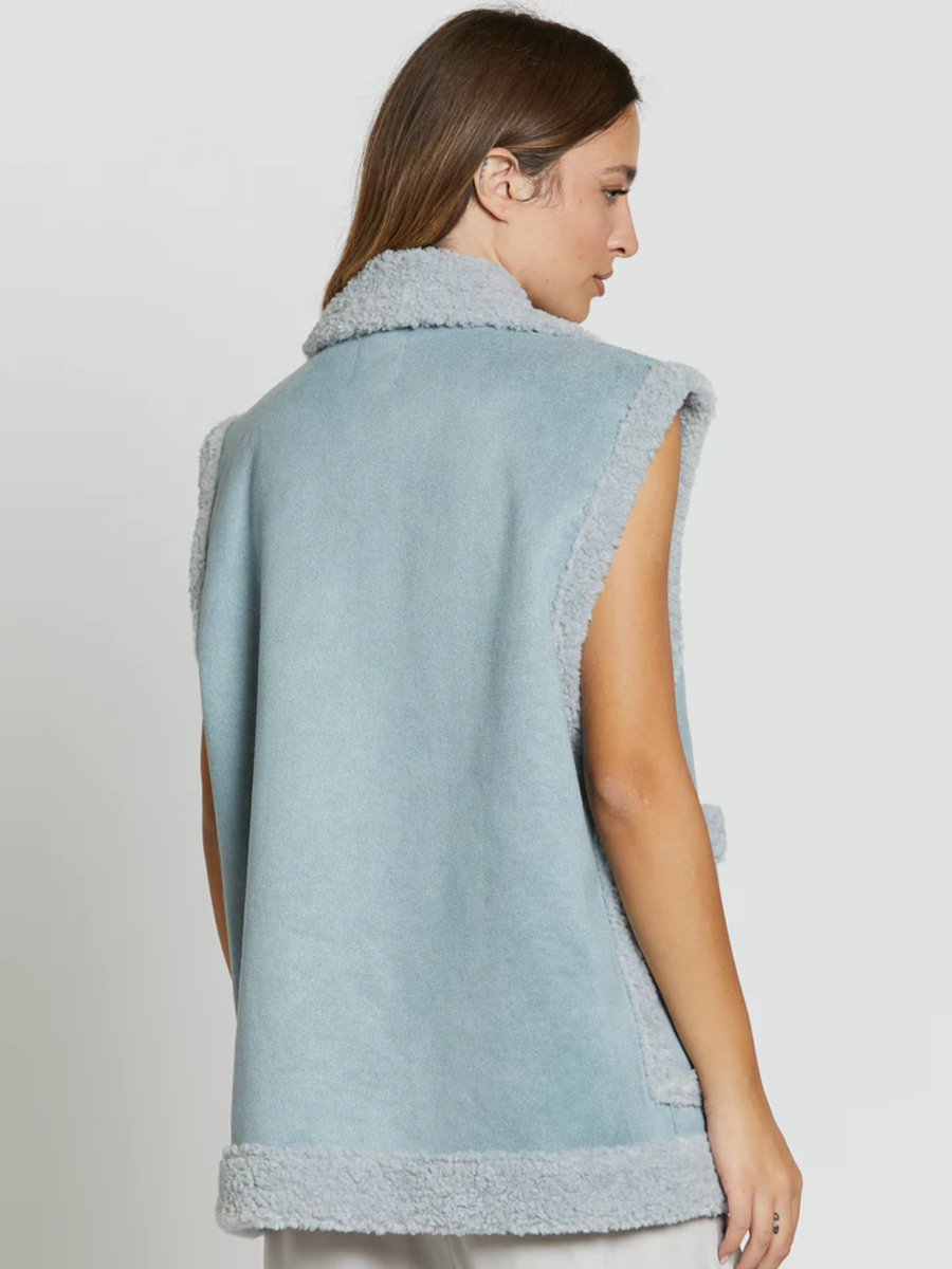 Cappotto montone smanicato Silence Limited Alaska polvere GILET POLVERE Silence Limited 