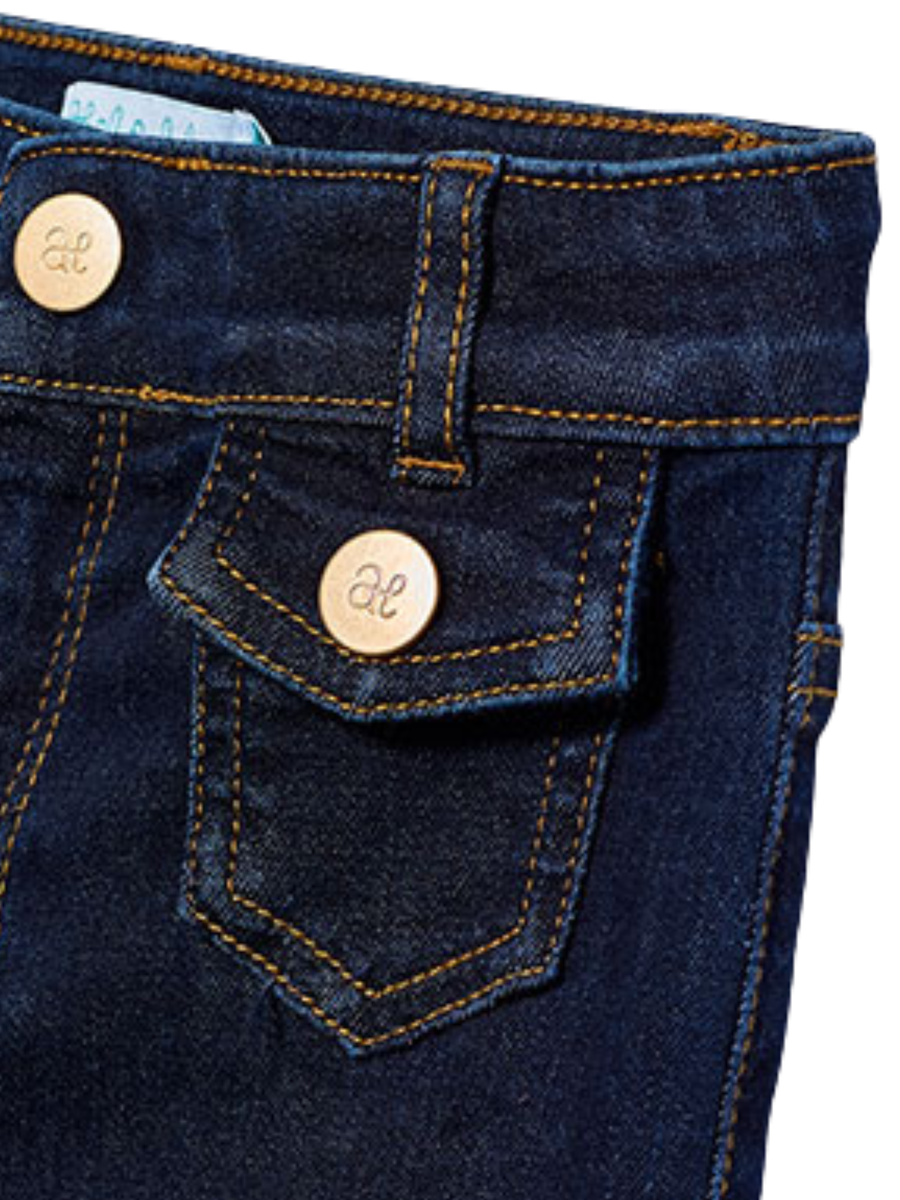 Jeans a zampa Abel & Lula blu lavaggio scuro 5722 Scuro Abel & Lula 