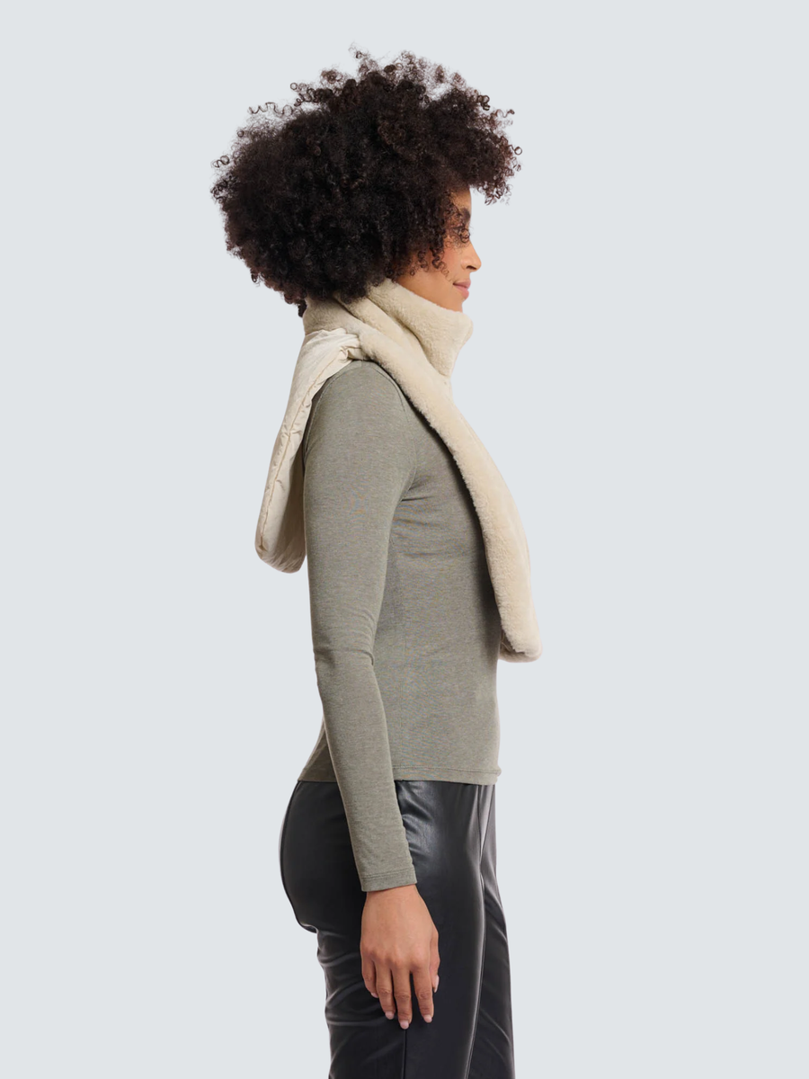 Collo imbottito "Nura" Rino & Pelle double-face beige Nura.7002512 Birch Rino & Pelle 