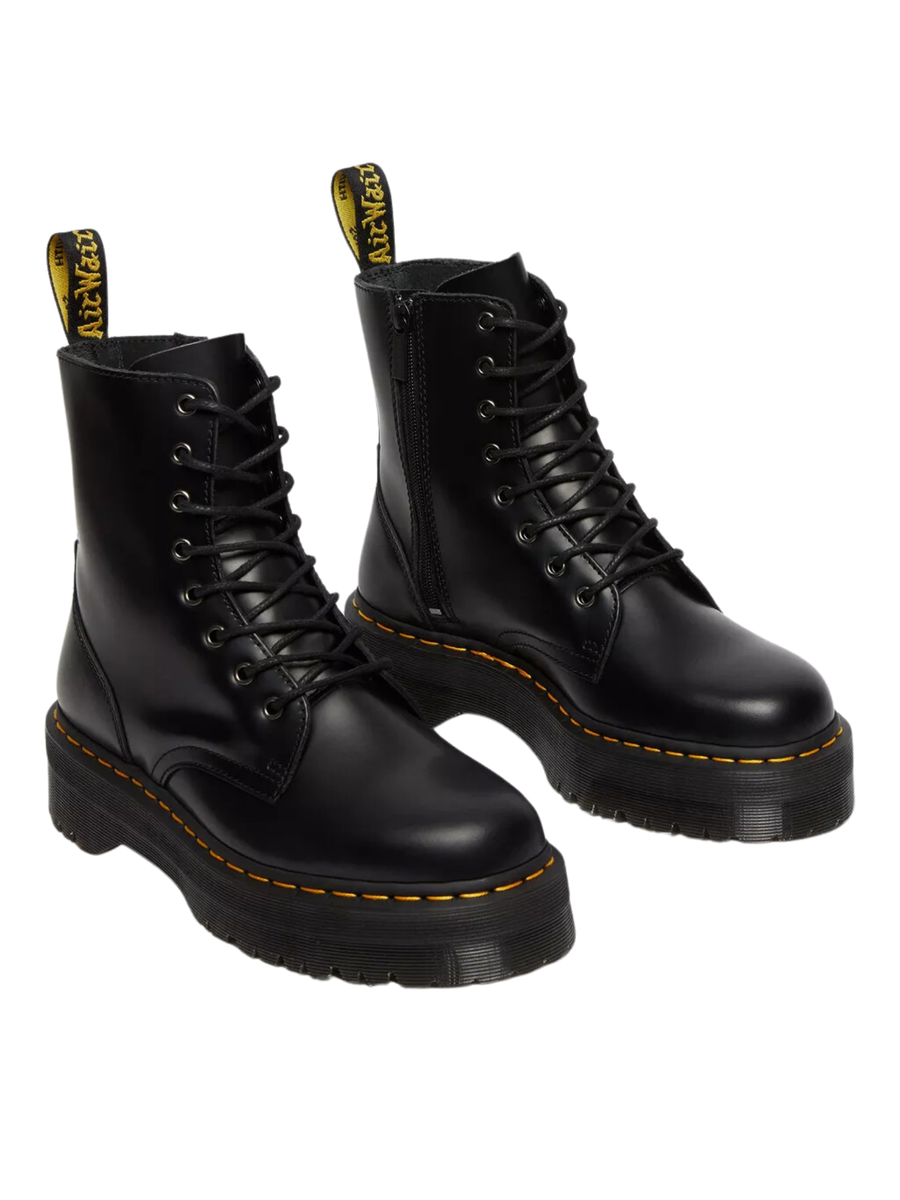 Stivali "jadon" Dr. Martens neri in pelle smooth 15265001 BLK Dr. Martens 