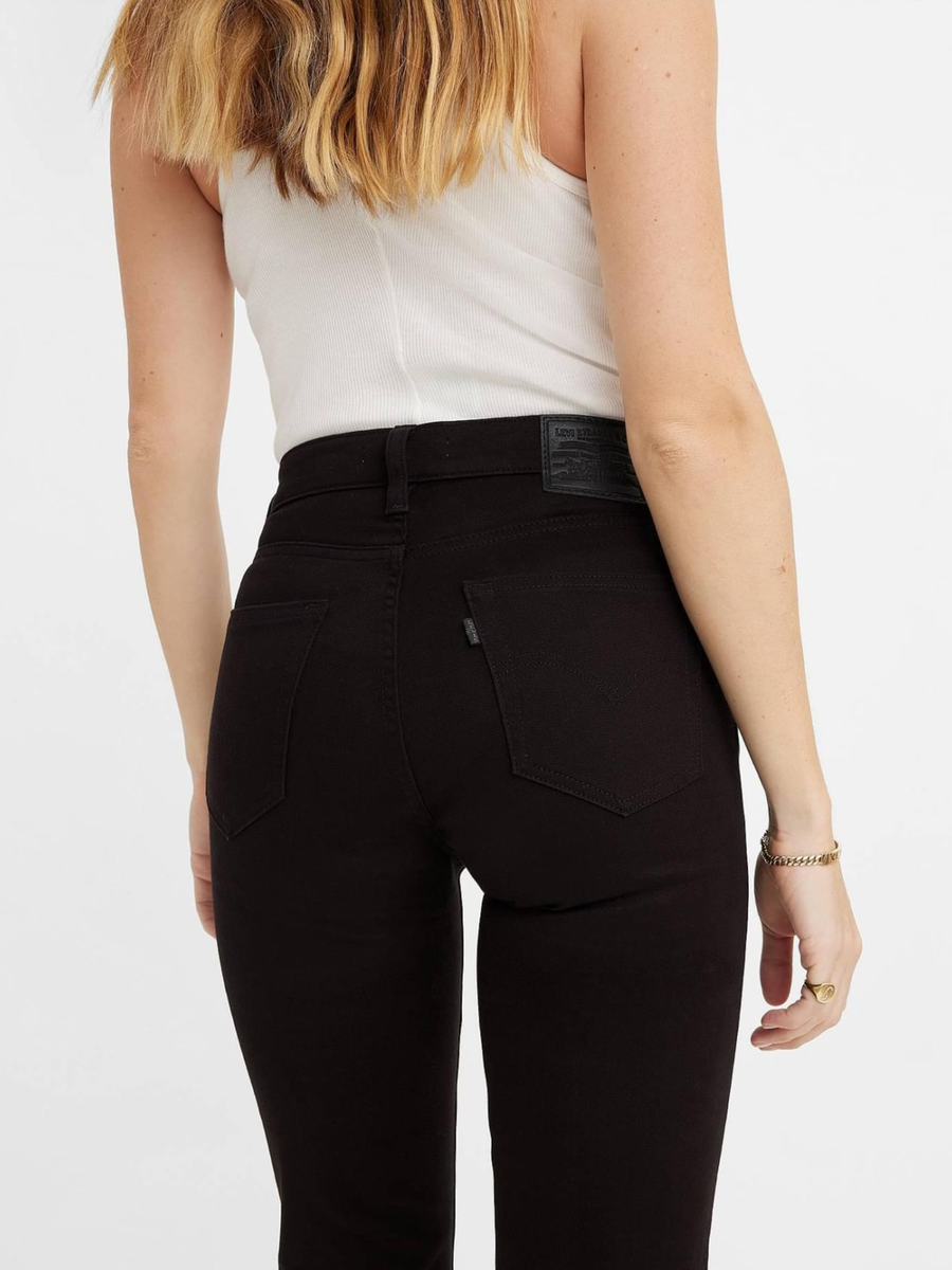 Jeans dritti Levi's nero a vita alta 18883-0006 Black Levi's 