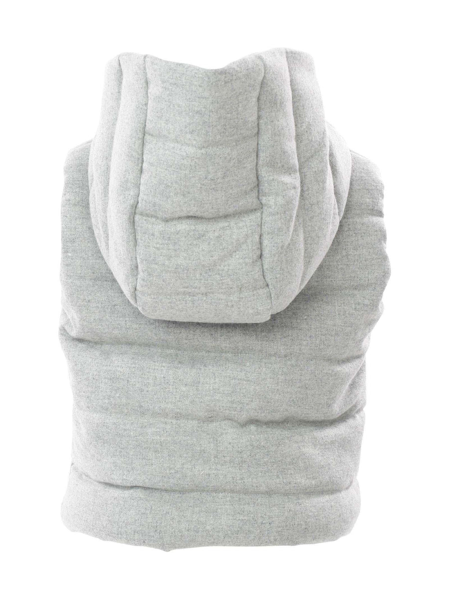 Gilet trapuntato grigio chiaro 4R2O92I0105 904 Eleventy 