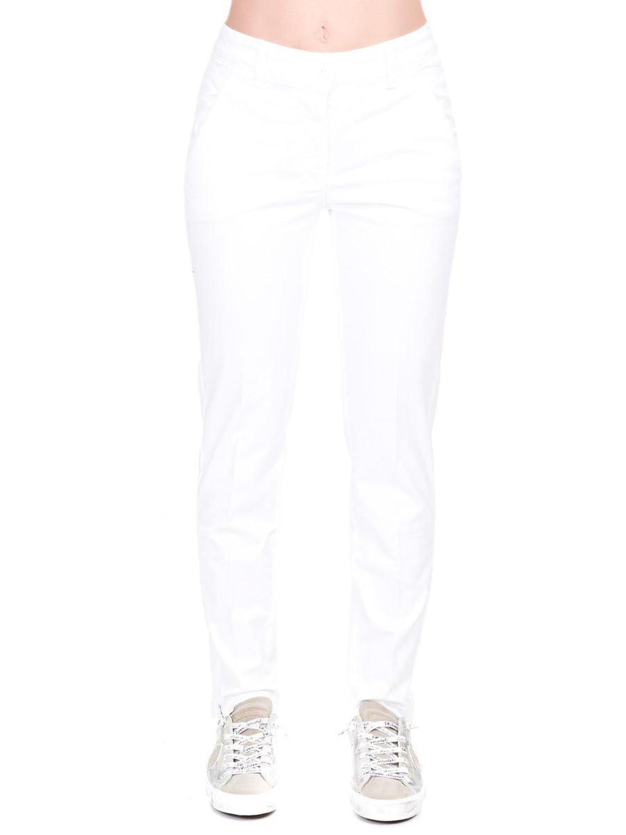 Pantalone a sigaretta bianco DH0138 BIA Vicolo 