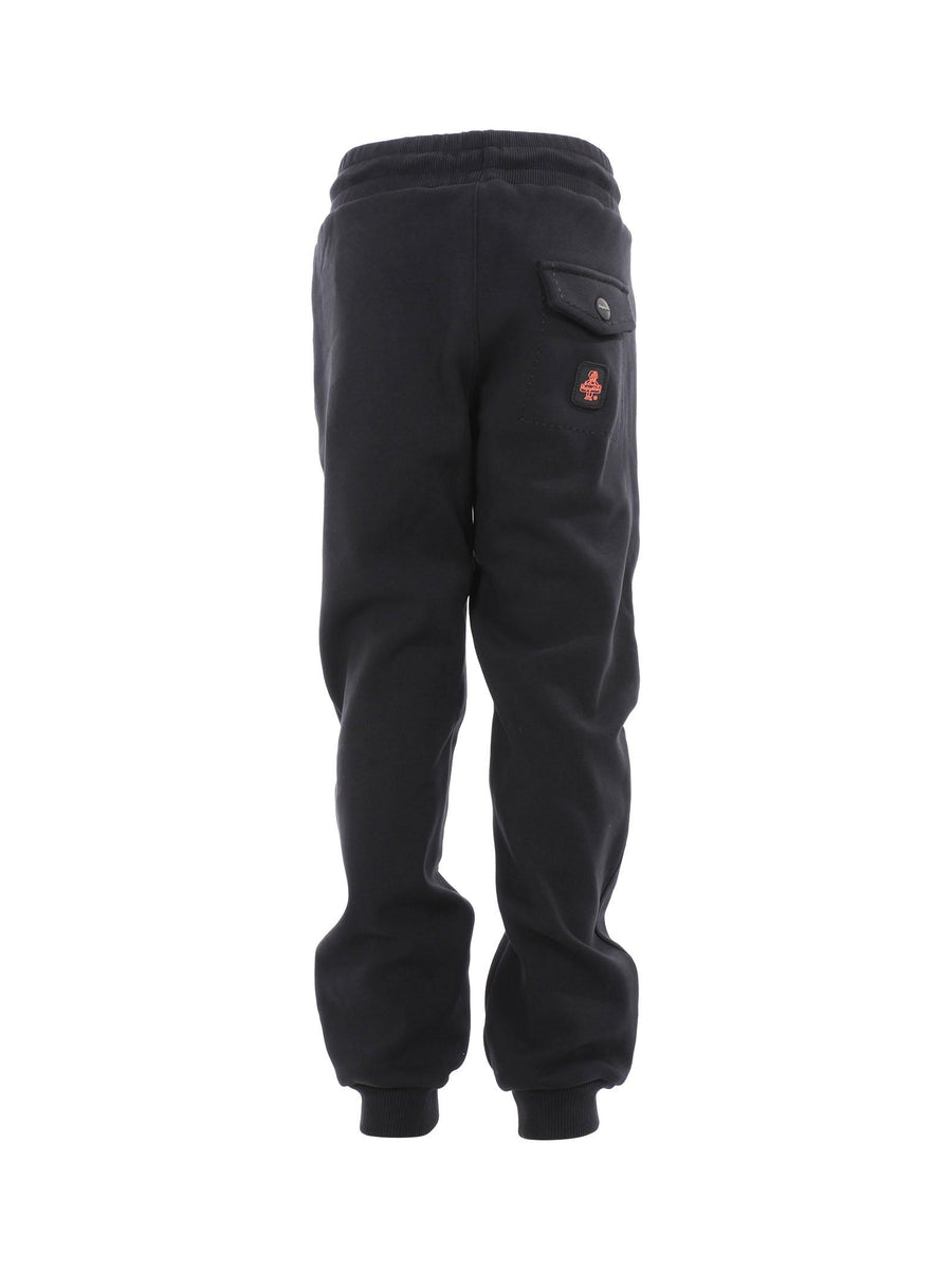 Joggers bambino Refrigiwear neri felpati RW735 RE003 Refrigiwear 