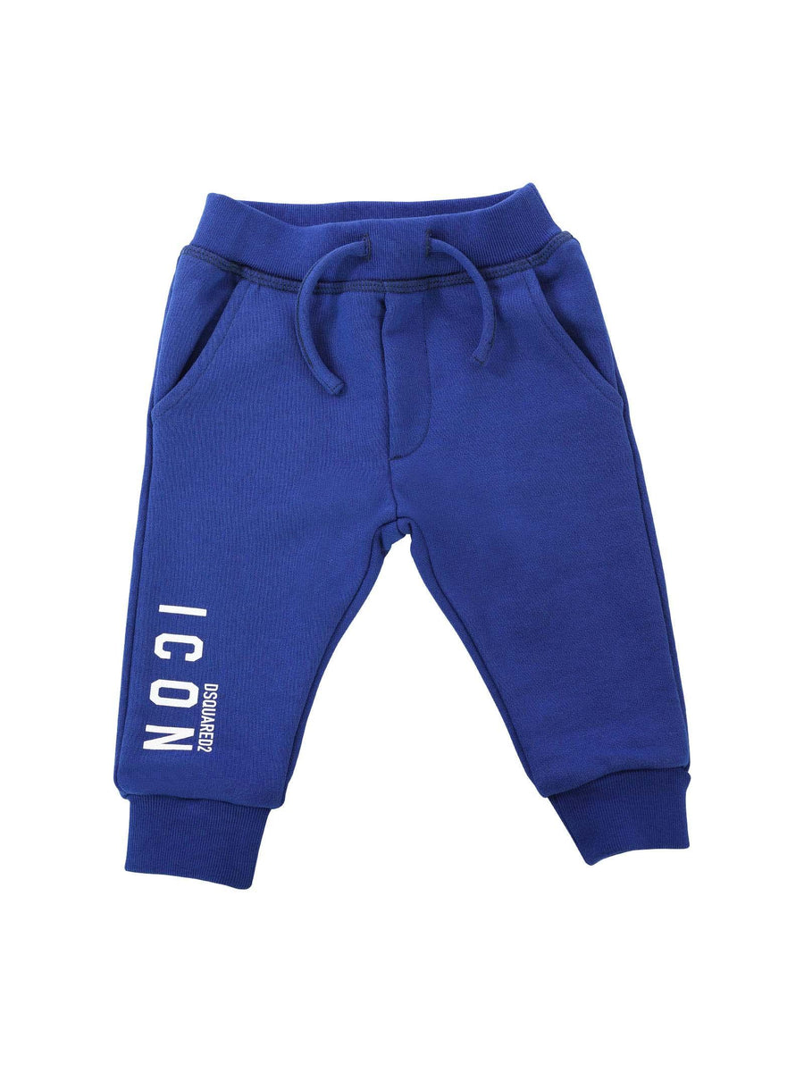 Pantalone tuta blu royal DQ1691D003G DQ861 Dsquared 