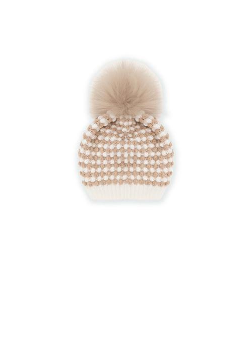 Cappello con pompon IB5571 C2CAM Marlù 
